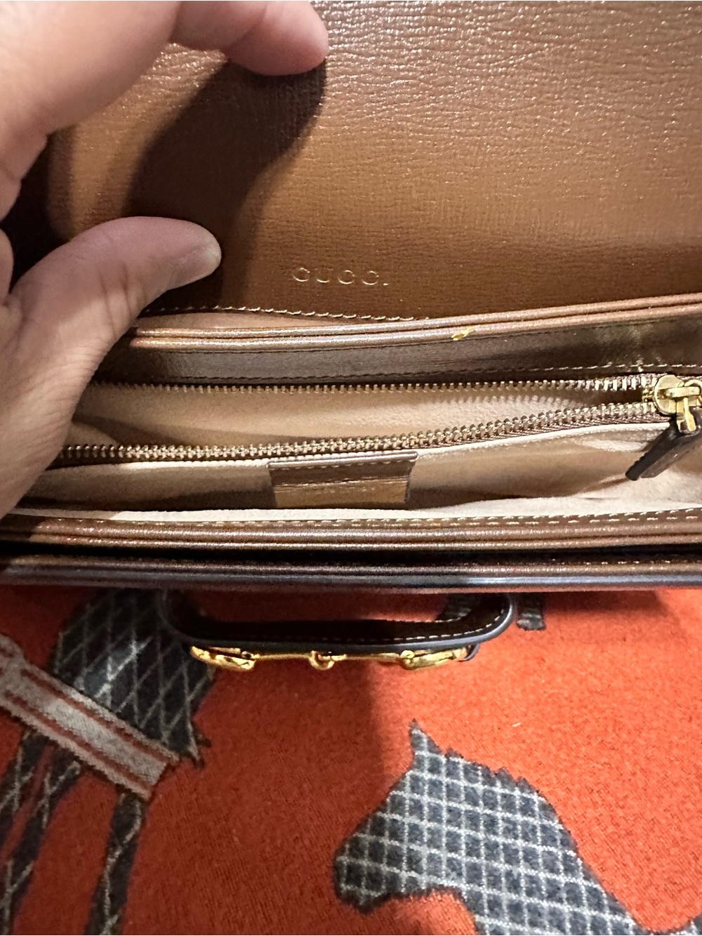 GUCCI ❤️🌟HORSEBIT 1955 RICH BROWN  BAG⭐️ - Picture 10 of 15